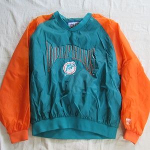 Miami Dophins Autheitc Jersey Windbreaker Large
